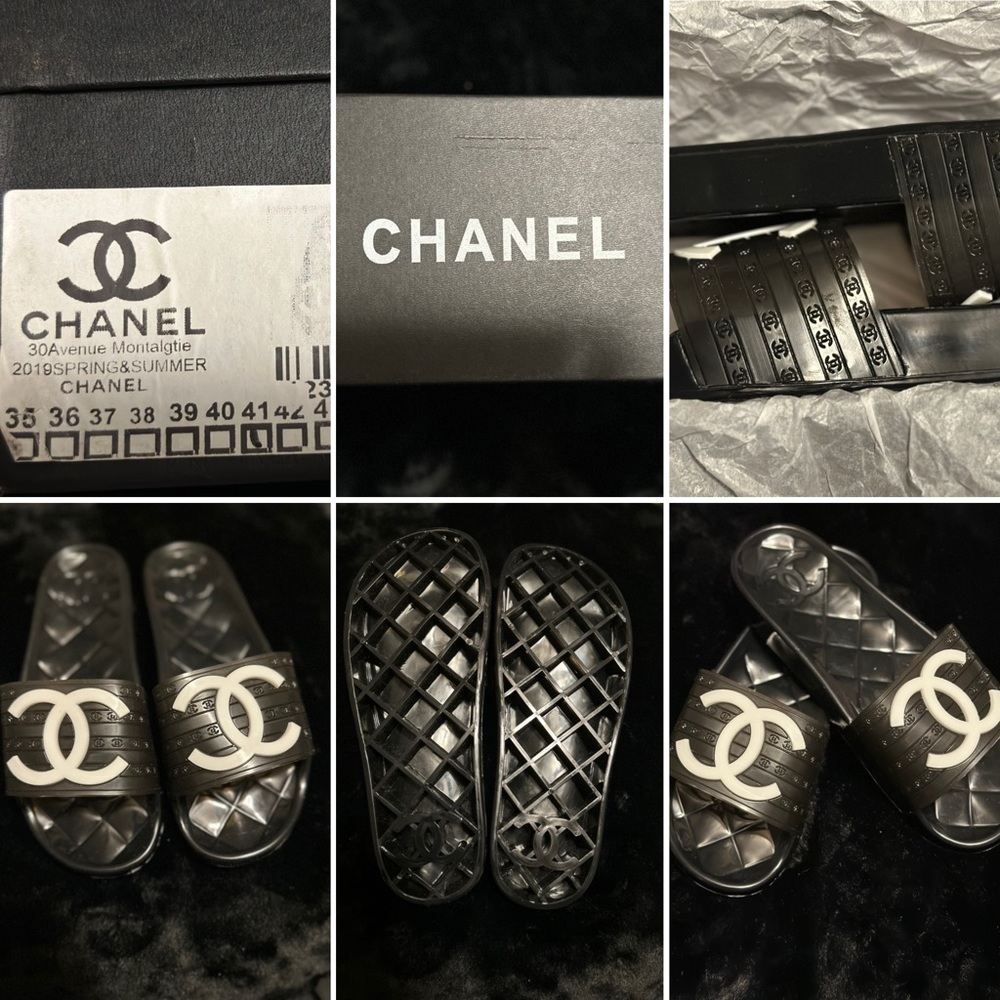 CHANEL Black Box with Logo